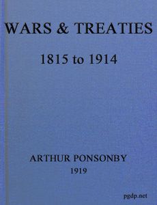 Wars & Treaties, 1815 to 1914